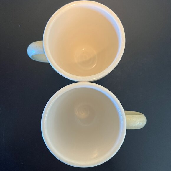 PFALTZGRAFF Cappuccino Pattern  Set of 2 Vintage Mugs Beige Speckled w/ Ribbing - Picture 8 of 12
